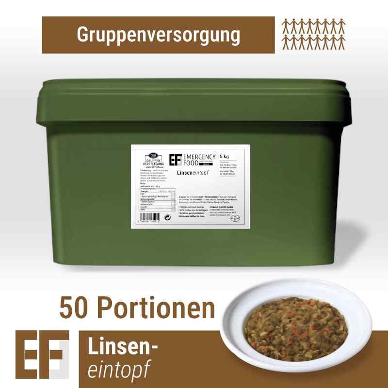 EF MEALS Linseneintopf (5kg) (ESL) 2 x 25 Portionen
