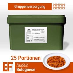 EF MEALS Nudeln Bolognese (3,75kg) (ESL) 25 Portionen