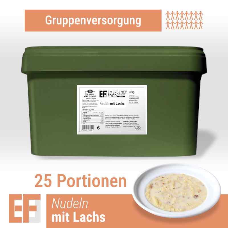 EF MEALS Nudeln mit Lachs (4kg) (ESL) 25 Portionen - OnFire Shop