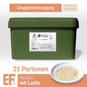 EF MEALS Nudeln mit Lachs (4kg) (ESL) 25 Portionen - OnFire Shop