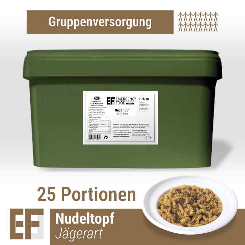 EF MEALS Nudeltopf Jägerart mit Rindfleisch und Pilzen (3,75kg) (ESL) 25 Portionen