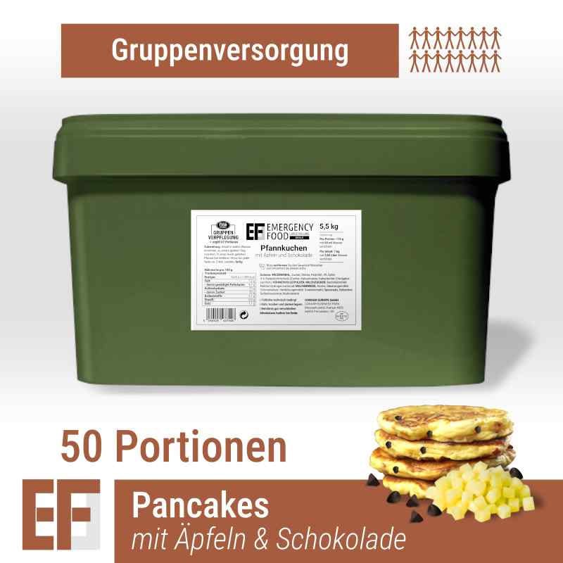 EF MEALS Pfannkuchen mit Äpfeln und Schokolade (5,5kg) (ESL) 2 x 25 Portionen - OnFire Shop