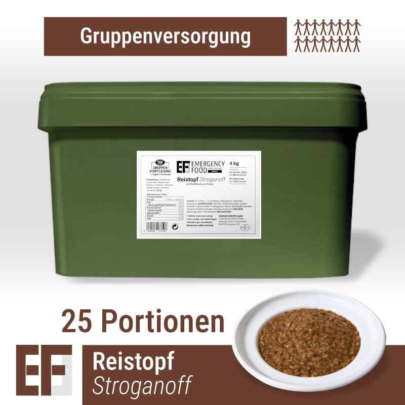 EF MEALS Reistopf Stroganoff (4kg) (ESL) 25 Portionen - OnFire Shop