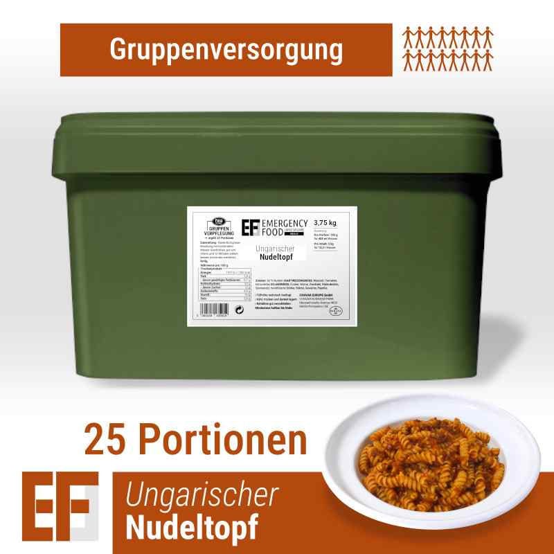 EF MEALS Ungarischer Nudeltopf mit Rindfleisch (3,75kg) (ESL) 25 Portionen - OnFire Shop