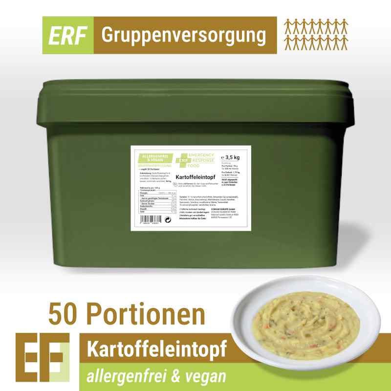 ERF Kartoffeleintopf (3,5kg) (ESL) 2 x 25 Portionen | allergene-freie Notfallverpflegung - OnFire Shop