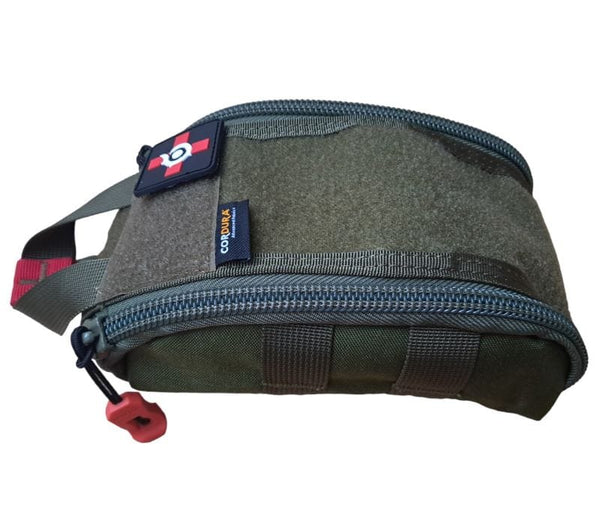 Gefüllte Cordura® Tactical IFAK Erste Hilfe Pouch  inkl. 14 Verbandsmaterialien  | OnFire