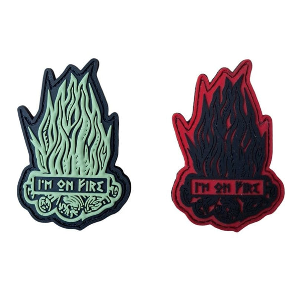 I'M ON FIRE glow in the dark FireFighter Patch | FireZone