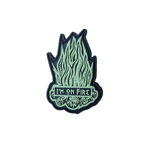 I'M ON FIRE glow in the dark FireFighter Patch | FireZone OnFire Shop