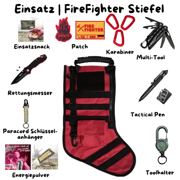 Tactical Nikolaus Santa Clause Geschenk Stiefel Strumpf DEAL | OnFire