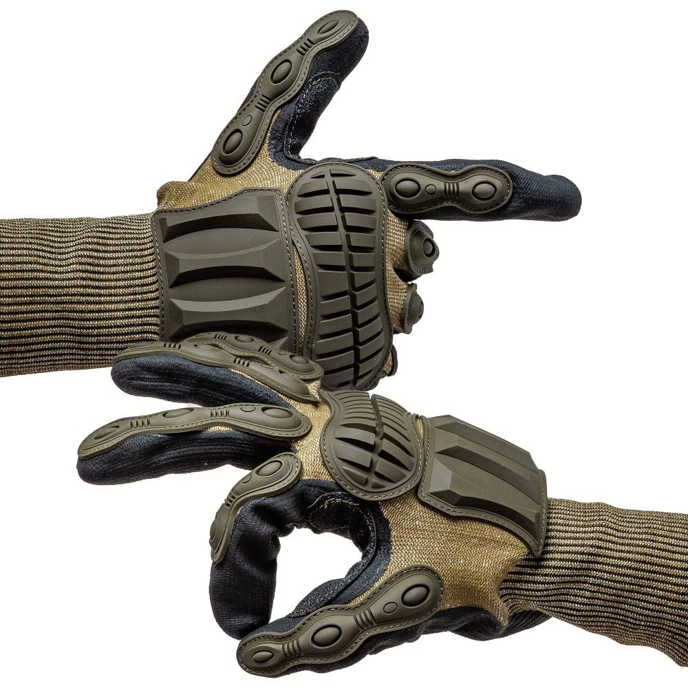 N5SP Schnittschutzhandschuh Olive für Spezialkräfte und Militär | SPEEDSAFE