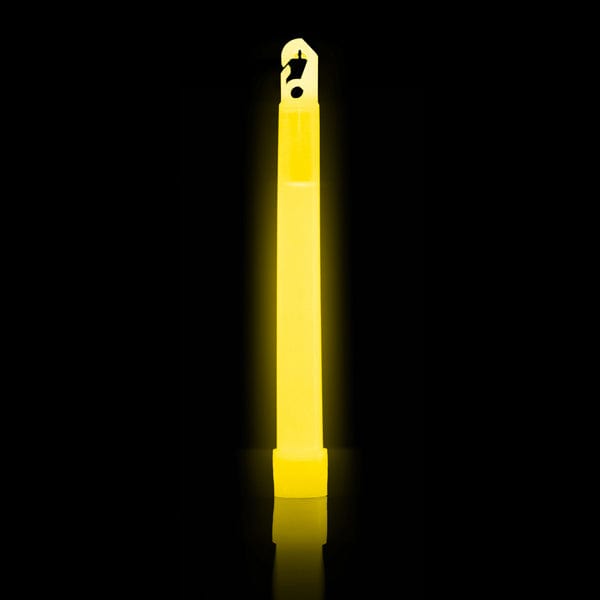 Chemlight Leuchtstab 15 cm gelb / Leuchtdauer 12 Stunden