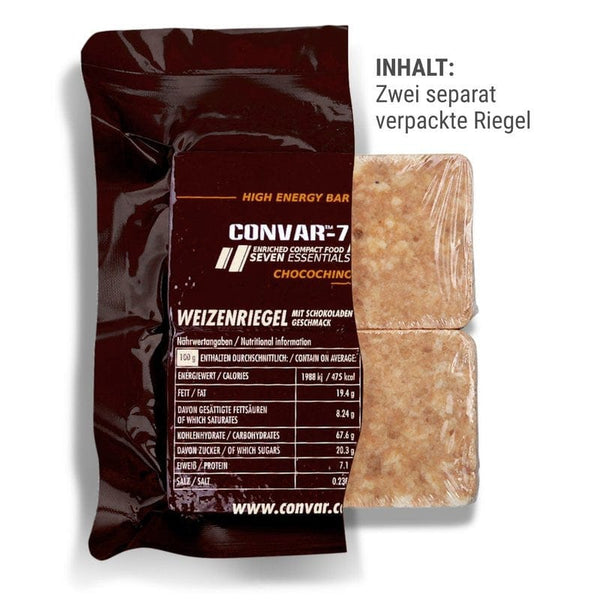 CONVAR-7 High Energy Bar - Weizenriegel Chocochino 120g | CONVAR