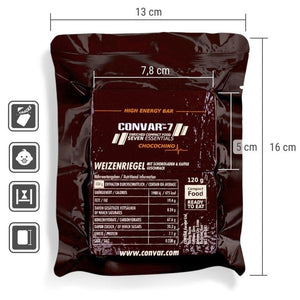 CONVAR-7 High Energy Bar - Weizenriegel Chocochino 120g - OnFire Shop