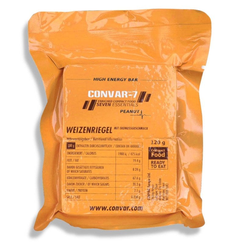 CONVAR-7 High Energy Bar - Weizenriegel Erdnuss 120g - OnFire Shop