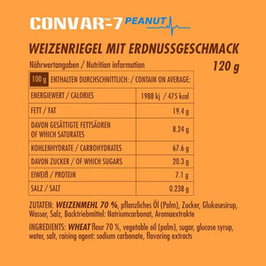 CONVAR-7 High Energy Bar - Weizenriegel Erdnuss 120g - OnFire Shop