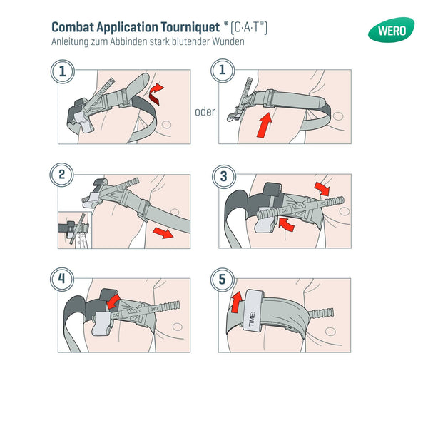 CAT ® Combat Application Tourniquet ®  GEN 7 - schwarz oder orange | CAT Resources