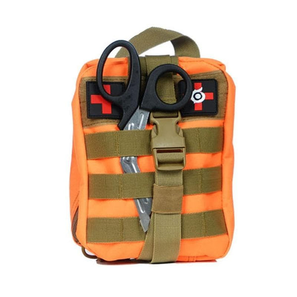 Gefüllte Tactical IFAK Erste Hilfe Pouch gefüllt inkl. 18 Verbandsmaterialien  | OnFire