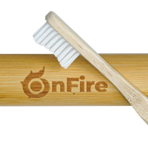 Bambus-Set, 4 Zahnbürsten + 2 Reiseetuis - OnFire Shop