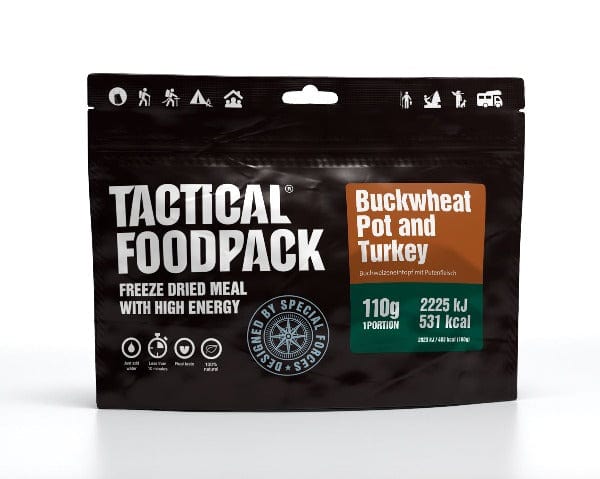 Buchweizeneintopf mit Putenfleisch / Buckwheat Pot and Turkey | Tactical Foodpack