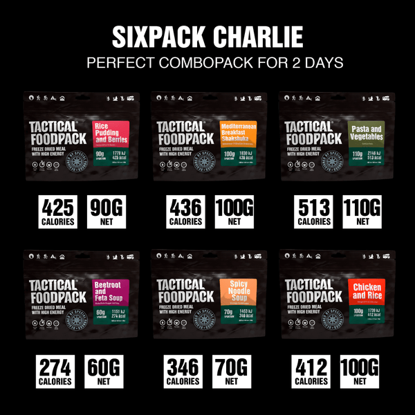 Six Pack CHARLIE | Tactical Foodpack