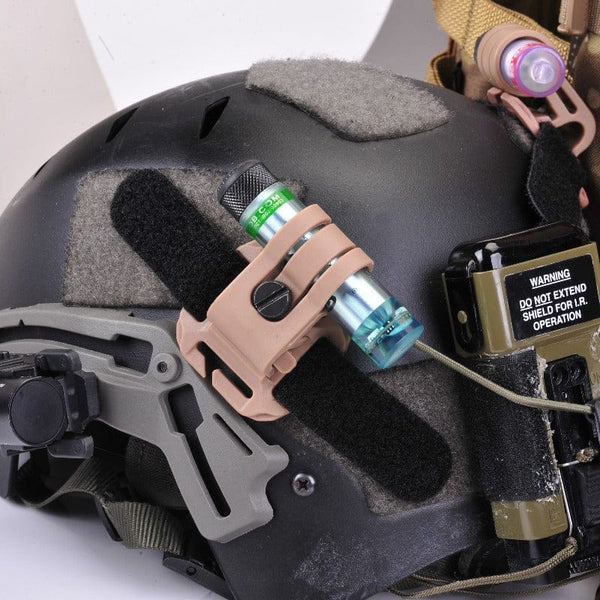 GLO-TOOB Tactical Kit Halterung Molle / PALs + Klett für GT-AAA Pro und Aurora