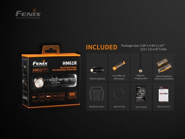 Fenix HM61R 1200 Lumen Kopflampe