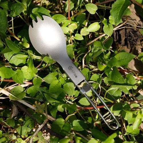 Ultraleichter faltbarer Titan-Spork (Two in One) | OnFire