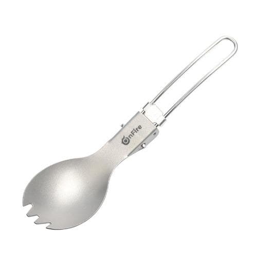 Ultraleichter faltbarer Titan-Spork (Two in One) | OnFire