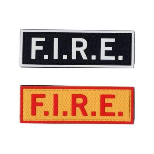 "F.I.R.E." (7,8 x 2,5 cm) FireFighter Patch | FireZone
