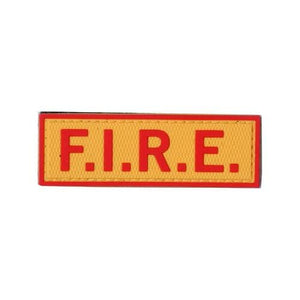 "F.I.R.E." (7,8 x 2,5 cm) FireFighter Patch | FireZone OnFire Shop