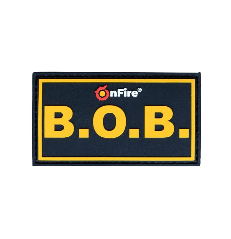 B.O.B. Bug Out Bag Patch (9 x 5 cm) | FireZone