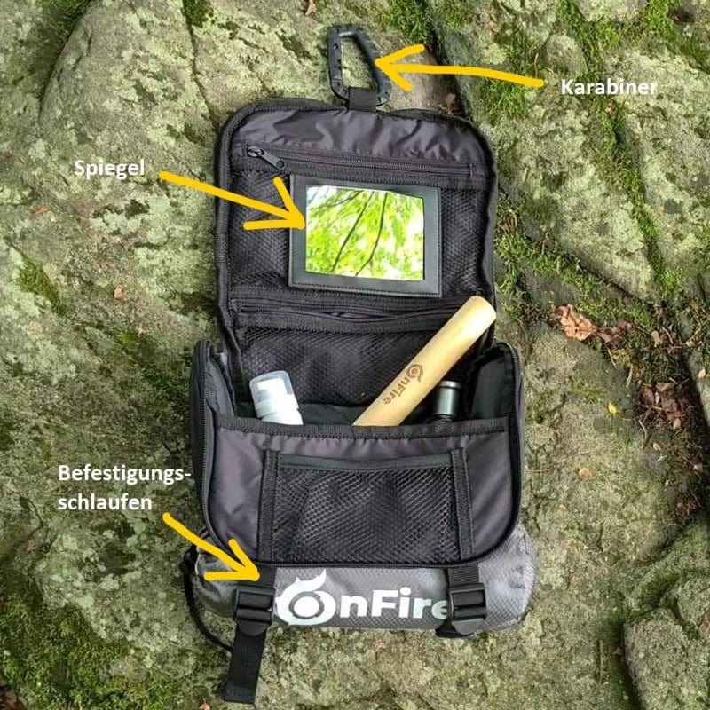 Kulturbeutel zum aufhängen mit spiegel Clearance