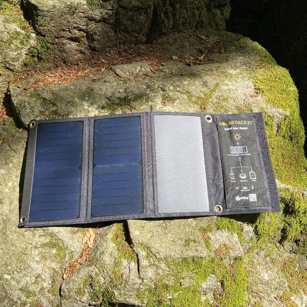 Faltbares mobiles Solar Ladegerät 21 Watt | OnFire