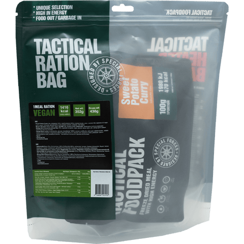 1 Mahlzeitenration VEGAN | 1 Meal Ration VEGAN | Tactical Foodpack