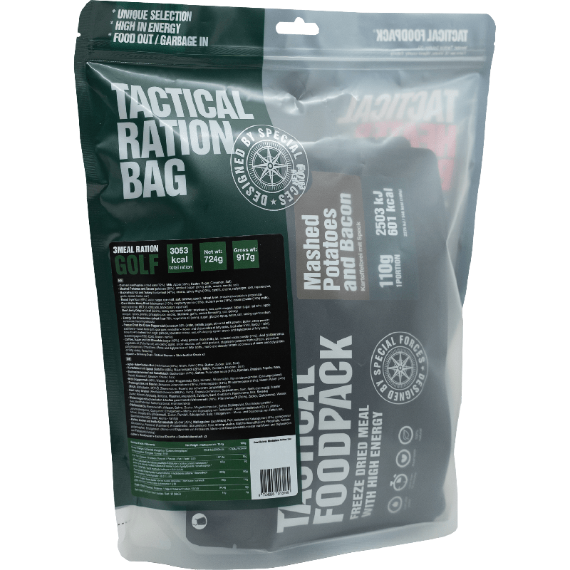 3 Mahlzeitenrationen GOLF /|3 Meals Ration GOLF | Tactical Foodpack