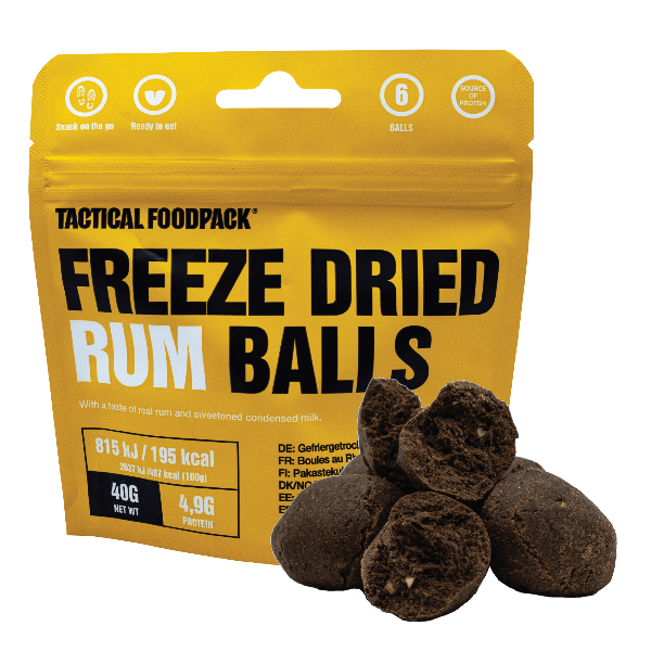 Gefriergetrocknete Rumkugeln / Freeze Dried Rum Balls