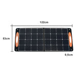 Faltbares Solarpanel 100 Watt für Power Stations, Smartphone etc.