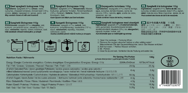 SOS Notvorratsbox mit Fleisch für 1 Woche - 1 Person | Tactical Foodpack