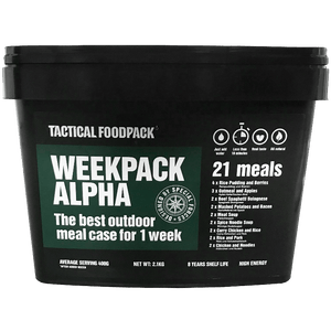 Wochenration für 1 Person / Weekpack Alpha 2080g | Tactical Foodpack OnFire Shop