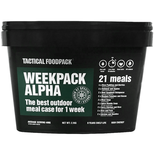 Wochenration für 1 Person / Weekpack Alpha 2080g | Tactical Foodpack