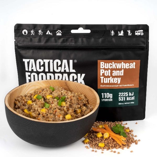 Buchweizeneintopf mit Putenfleisch / Buckwheat Pot and Turkey | Tactical Foodpack