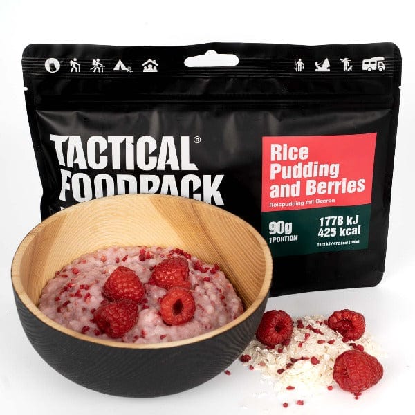 Reispudding mit Beeren / Rice Pudding and Berries | Tactical Foodpack