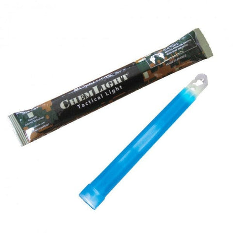 Chemlight Leuchtstab 15 cm blau / Leuchtdauer 8 Stunden