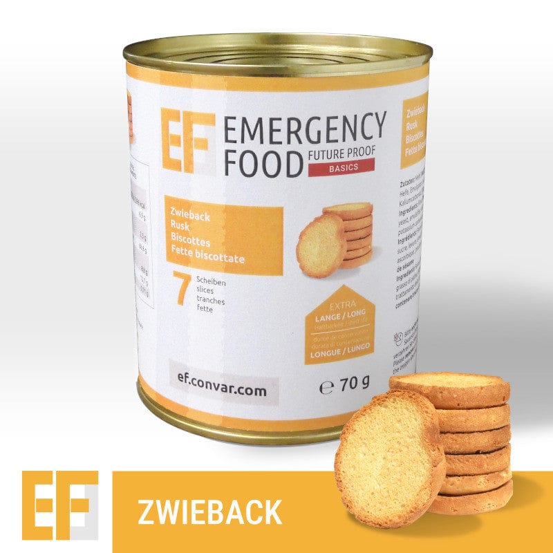 Emergency Food Basics Zwieback (70g)