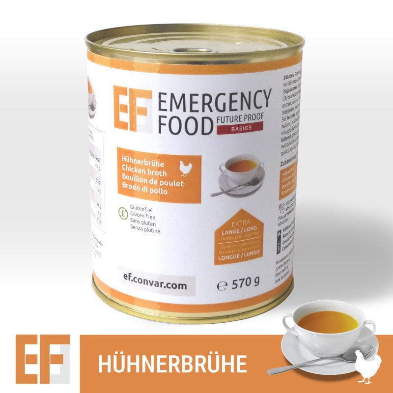 Emergency Food Basics Hühnerbrühe (570g)