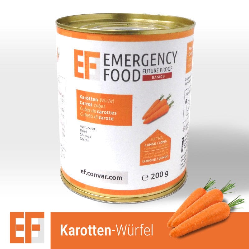 Emergency Food Basics Karottenwürfel (200g)