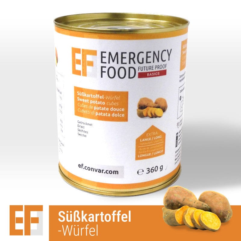 Emergency Food Basics Süßkartoffelwürfel (360g) - OnFire Shop