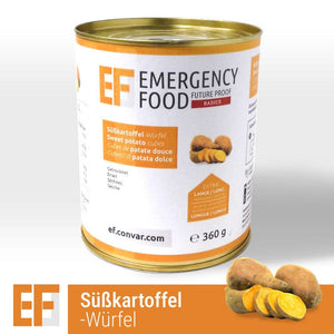 Emergency Food Basics Süßkartoffelwürfel (360g) OnFire Shop