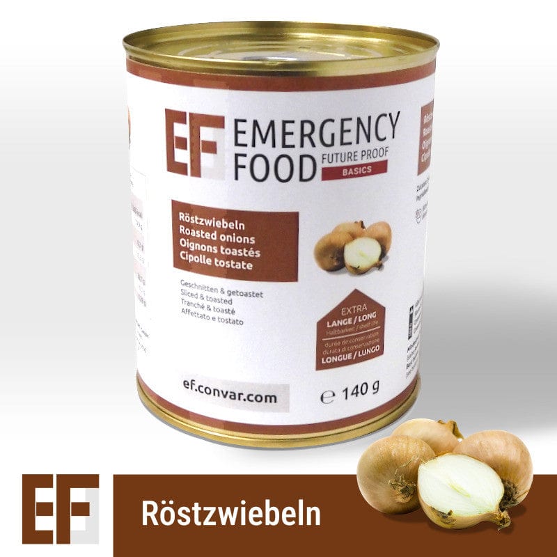 Emergency Food Basics Zwiebeln gekibbelt getoastet (140g)