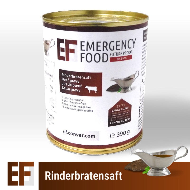 Emergency Food Basics Rinderbratensaft (390g)